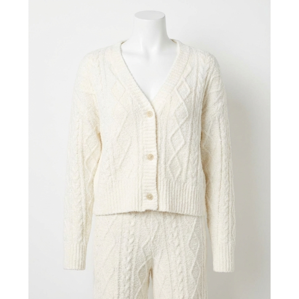 NEW Z SUPPLY elsa cable cardigan in vanilla ice